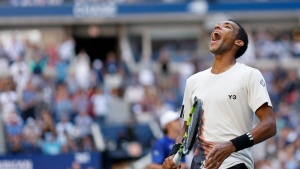 Felix Auger-Aliassime Roars Back to US Open Semis After Four-Year Hiatus
OR
Canadian Felix Auger-Aliassime Completes US Open Comeback, Secures Semifinal Berth After Four Years